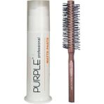 Purple Professional 100 ml Mat Wax Doğal Şekillendirici ve Venüs 1401 Fön Fırçası ile Etkili Sonuç