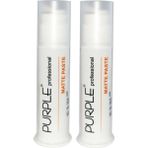 Purple Professional Mat Wax 100 ml x 2 Adet Saç Şekillendirici Özellikli Mat Formül