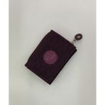 Purpleart Kadın Krinkıl Kumaş Küçük Boy Cüzdan 8X11CM - Standart - Bordo