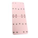 Push Up Board Ab Wheel, Ev Jimnastik Için Taşınabilir Karın Egzersiz Makinesi (PINK)