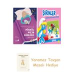 Püskül Kız’In Günlüğü + Şirinler İle Hikâyeli Boyama Kitabı - Şirine + Yaramaz Tavşan Masalı