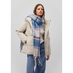Püsküllü Kareli Atkı 1912810-28616 Mavi-28616 One Size