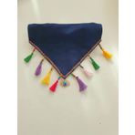 Püsküllü Kot Kumaş Köpek Fulari 20-30 cm