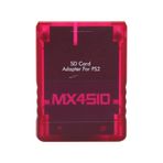 PUSOKEI MX4SIO SIO2SD SD kart adaptörü, için, oyun konsolları hafıza kartı okuyucu, Fat oyun konsolu için hafıza kartı adaptörü, tak ve çalıştır (kırmızı)