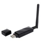 PUSOKEI PC için USB WiFi Adaptörü, 2DBI Antenli Kablosuz Ağ Adaptörü, Dizüstü Bilgisayar/Masaüstü/TV XP/7/8/10 için Kablosuz Netcard - BlackBerry