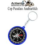 Pusula Anahtarlık Renkli 1 Adet Küçük Pusula Okul Deney Gezi Cep Pusulası Manyetik Pusula Plastik Öğrenci
