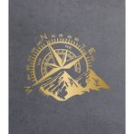 Pusula Dağ 4x4 Off Road Sticker Araba Oto Motosiklet Karavan Etiket 02112 - 60x47 Cm - Altın