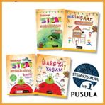 Pusula Yayıncılık Pusula - Ilkokullar Için Stem Seti 1 - 4 Kitap Takım