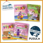 Pusula Yayıncılık Pusula - Ilkokullar Için Stem Seti 2 - 4 Kitap Takım