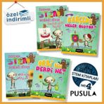 Pusula Yayıncılık Pusula - Stem Seti 3 - 4 Kitap Takım