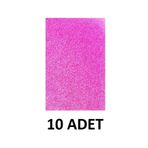 Puti 10 Adet A4 Pembe Simli Eva