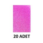 Puti 20 Adet A4 Pembe Simli Eva