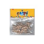 Puti 4674 24'lü Natural Ahşap Küçük Mandal