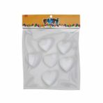 Puti 5008 6'lı 6,5cm Köpük Kalp