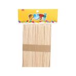 puti ahşap büyük çubuk natural 50 li 4612 (12 paket) - Yok