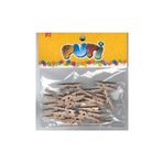 Puti Ahşap Küçük Mandal Natural 24 Lü Küçük Ahşap Mandal