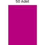 Puti Fosforlu Fon Kartonu 50 Adet 50X70 Fuşya