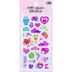 Puti Shine Renkli Etiket Yapışkanlı Sticker Planner Ajanda Günlük - Sticker - 1 Adet - Kalpler