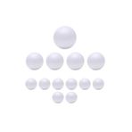 Puti Strafor Köpük Top Karışık Boy 6 cm-5 cm-3 cm 13 Adet (KOD : 06352)