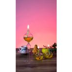 püür glass Dekoratif El Yapımı Hediyelik Küre Kandil 3'lü Set