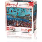 Puzzle 3000 Parça Nbaylan Migration Routes-Galata Tower