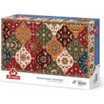 Puzzle Anadolu Çiçekleri-Halı Motif 1000 Parça Puzzle