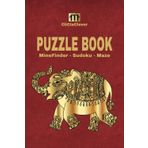 PUZZLE BOOK - ELEPHANT GOLDEN FORTUNE - SUDOKU MINEFINDER MAZE: !!ATTENTION!!! MATCHING DAILY PLANNER, NOTEBOOK & SCRAPBOOK AVAILABLE
