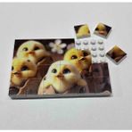 Puzzle Bricks 24 Parçalı Takmali Puzzle 10X15 cm Eğitici Oyuncak - civciv