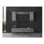 Puzzle Design Safir Turkuaz Beyaz Tv Ünitesi