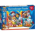 Puzzle, Paw Patrol, 3X49 Parça