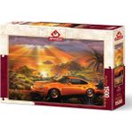 Puzzle Sarı Porsche 1500 Parça Puzzle