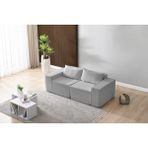 Puzzle Sofa Koltuk Tamamen Sünger - Gri