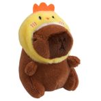 puzzlegame Kapibara Peluş Oyuncaklar, Kapibara Peluş Kolye | Yumuşak Kapibara Doldurulmuş Hayvan Oyuncak | Taşınabilir Peluş Hayvan Anahtarlık, Çanta, Çanta, Araba Anahtarları, Sırt Çantası için
