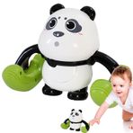 puzzlegame Müzikal Emekleme Oyuncak, Dans Yürüyüş Oyuncak,Sürünen Elektrikli Yuvarlanan Panda | Ses Kontrolü İnteraktif Oyuncak, Alkış Sensörü Elektrikli Saygısız Dans Oyuncak Işık ve Müzikli Erken