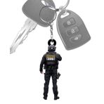 puzzlegame Polis Kolye Anahtarlık - Kolye Polis Hediye Anahtarlık, Taşınabilir Anahtarlık Aksesuarları, Araba Çanta için Doğum Günü Partisi İyilik, g, 1