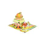puzzlent 3 Boyutlu Hobbit Ev Puzzle, 3d Puzzle Sarı Ev Puzzle, 3 Boyutlu Yapboz, 50 Parca