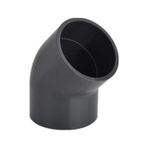 Pvc 45° Yapıştırma 50 mm Muflu Dirsek