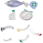 Pvc Ambu Seti Yetişkin Suni Solunum Maskesi + 5 Adet Yetişkin Airway