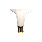 PVC Burada (12 Adet) Asya Çizgili 15 cm Beyaz / Gold Mobilya Ayağı- Dolap, Koltuk , Tv Ünitesi Ayağı