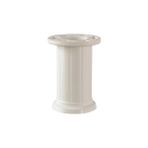 PVC Burada Letto 8cm Beyaz Plastik Gövde Ayak, Dolap Ayağı