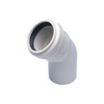 Pvc Dirsek 50X45-Lavabo Gider Borusu 45˚ Dirsek