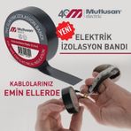 Pvc Elektrik İzole Bandı - Siyah 10 Adet Paket