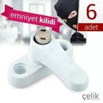 Pvc Kapı Pencere Kilidi - Pimapen Kilidi - Çelik - 6 Adet