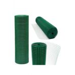 Pvc Kapli Puntali Tel100cm Enınde 25M Uzunlugunda-12Mmx12mm Goz Arasında Kumes Telı-Kafes Telı