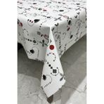 Pvc Kaymaz Elyaf Tabanlı Silinebilir Muşamba Masa ÖRTÜSÜ_211-A - Gri - 100 x 140 cm
