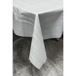 Pvc kaymaz elyaf tabanlı Silinebilir Muşamba Masa Örtüsü_50D - Gri - 140 x 200 cm