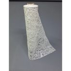 Pvc Küpür Dantel Raf ve Dolap Örtüsü Runner (Beyaz) - 50 x 200 cm
