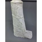 Pvc Küpür Dantel Raf ve Dolap Örtüsü Runner (Beyaz) - 50 x 400 cm