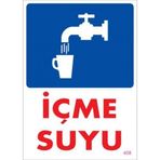 Pvc Levha quot;İçme Suyuquot; 25X35 Cm
