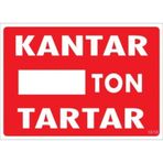 Pvc Levha quot;Kantar Ton Tartarquot; 25*35 cm